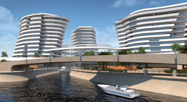 конкурс в Дубае, комплексы с апартаментами, жилые комплексы у воды